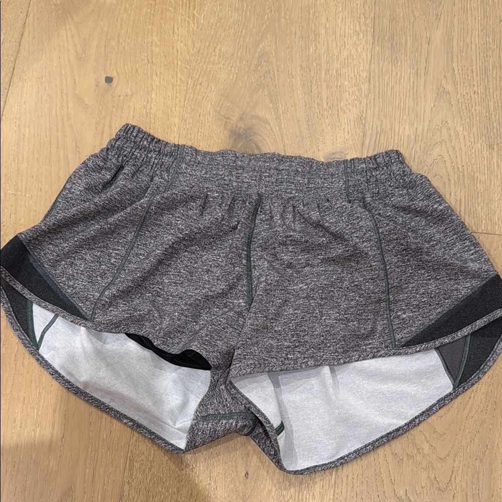 Lululemon Athletica Gray Athletic Shorts Moisture-Wicking
